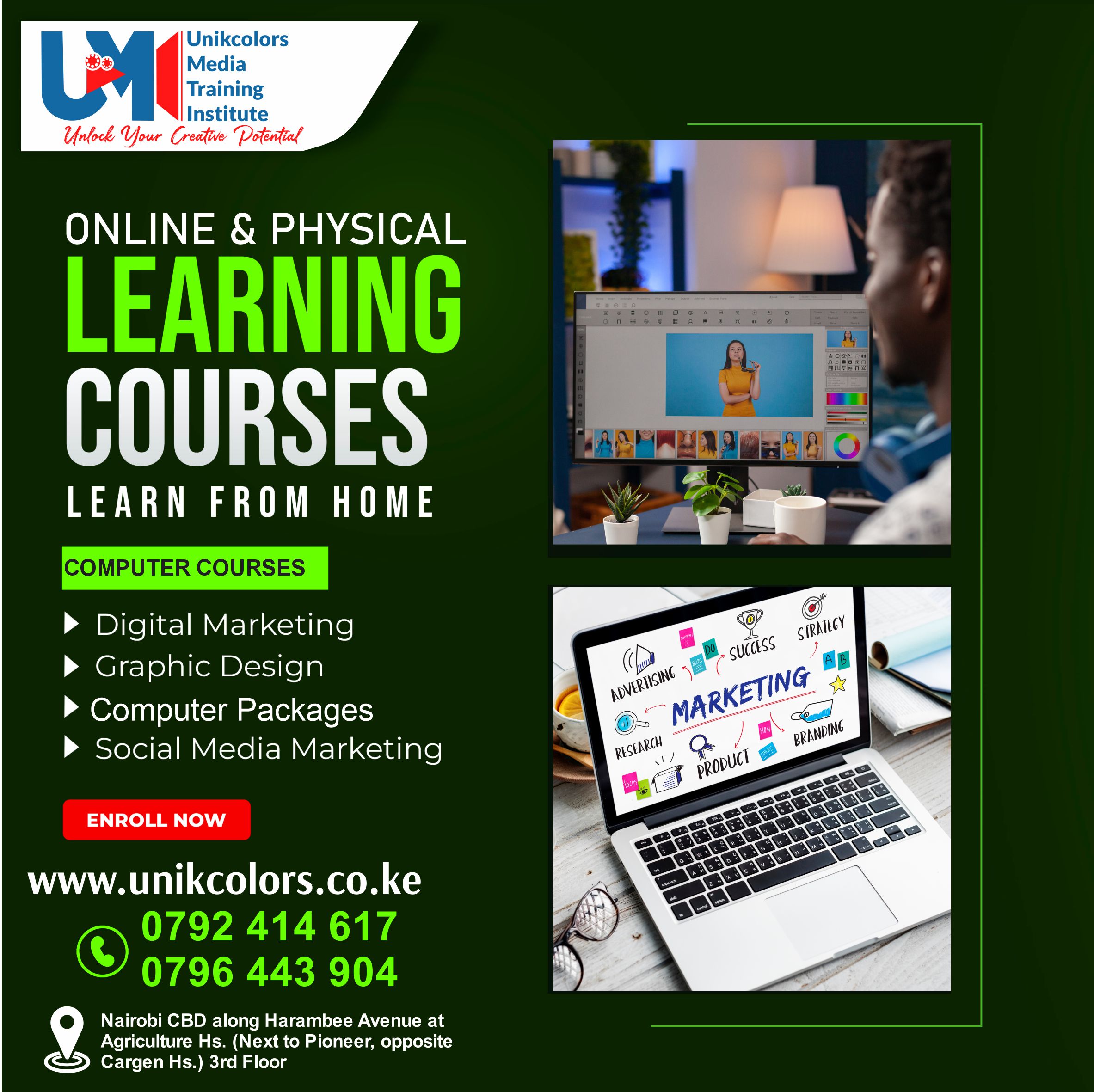 what you need to know about graphic design courses in Kenya 2026